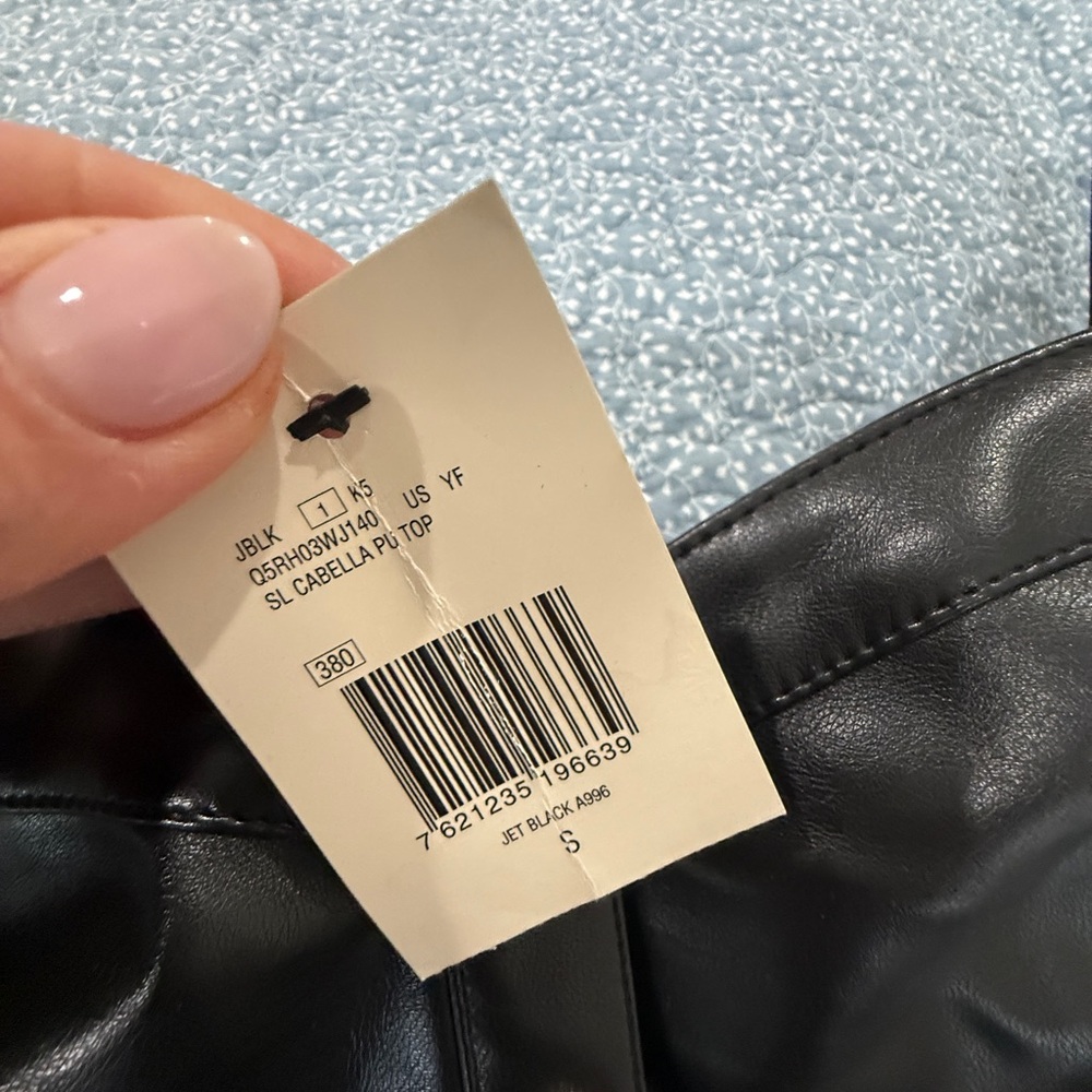 GUESS Leather corset top and skort S NWT - Picture 7 of 8